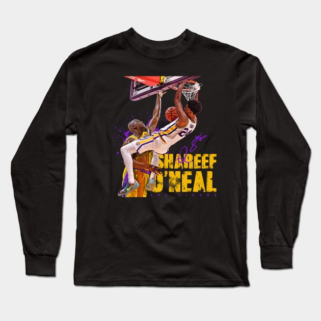 Shaq x Shareef O'neal Long Sleeve T-Shirt by Juantamad